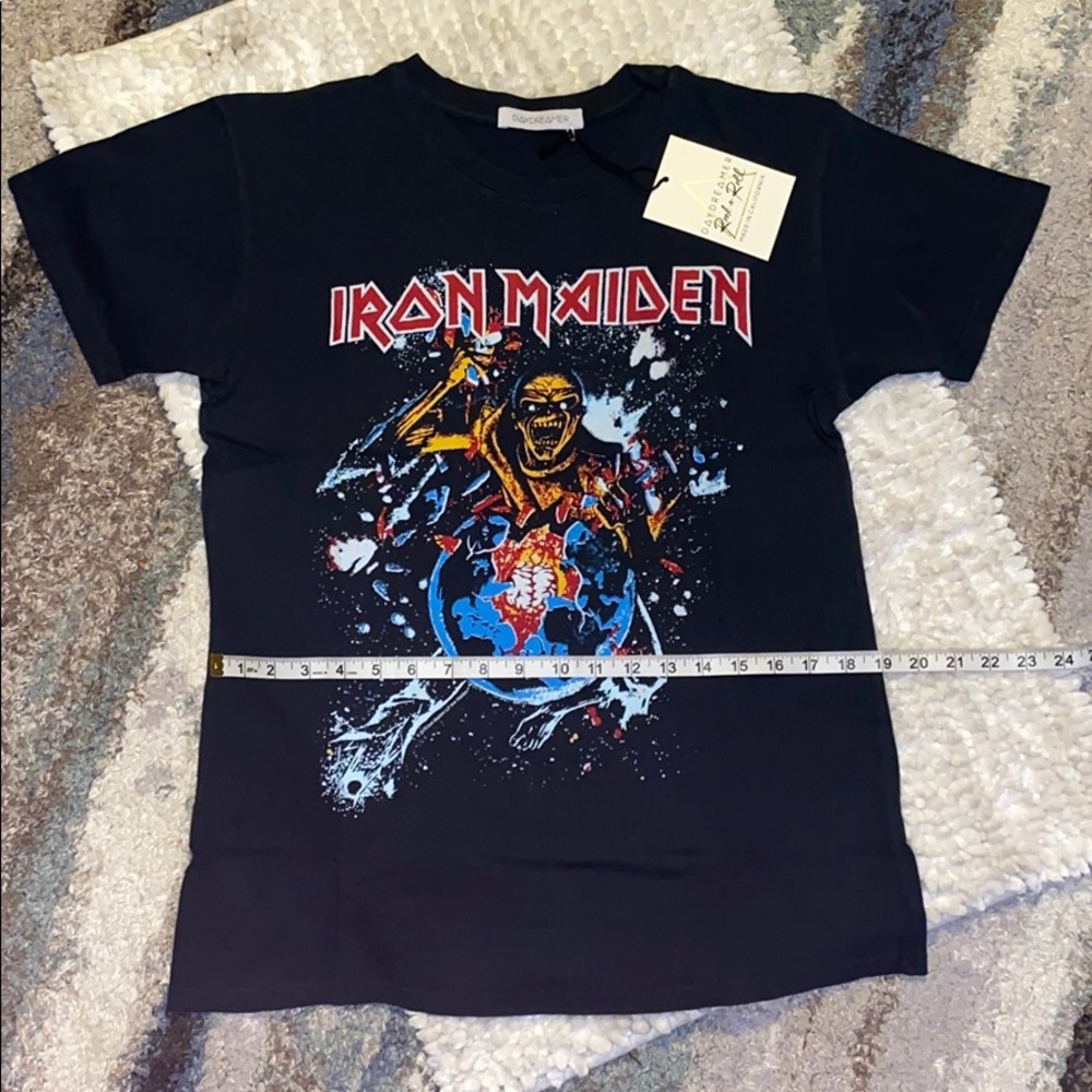 NWT Daydreamer Iron Maiden World Piece Tour Tee S - Picture 6 of 9